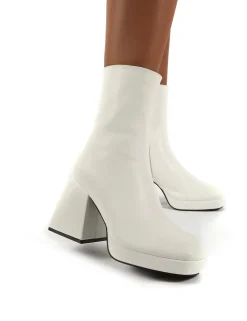 Public Desire Addilyn Chunky Heel Ankle Boots | Women Heeled Boots