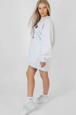 Public Desire Arizona Graphic Sweat Dress Marl | Women Dresses