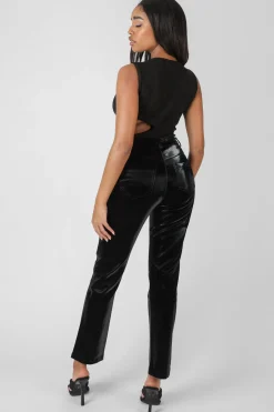 Public Desire Asymmetric Cut Away Bodysuit | Women Bodysuits