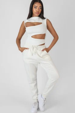 Public Desire Asymmetric Cut Away Bodysuit | Women Bodysuits