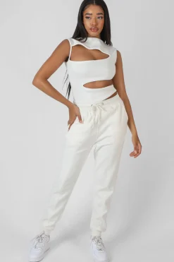 Public Desire Asymmetric Cut Away Bodysuit | Women Bodysuits