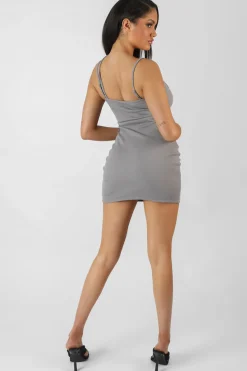 Public Desire Asymmetric Strapping Mini Dress | Women Dresses