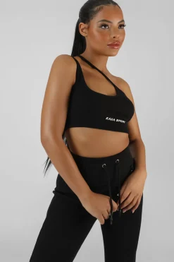 Public Desire Asymmetric Strappy Kaiia Sport Crop Top | Women Tops