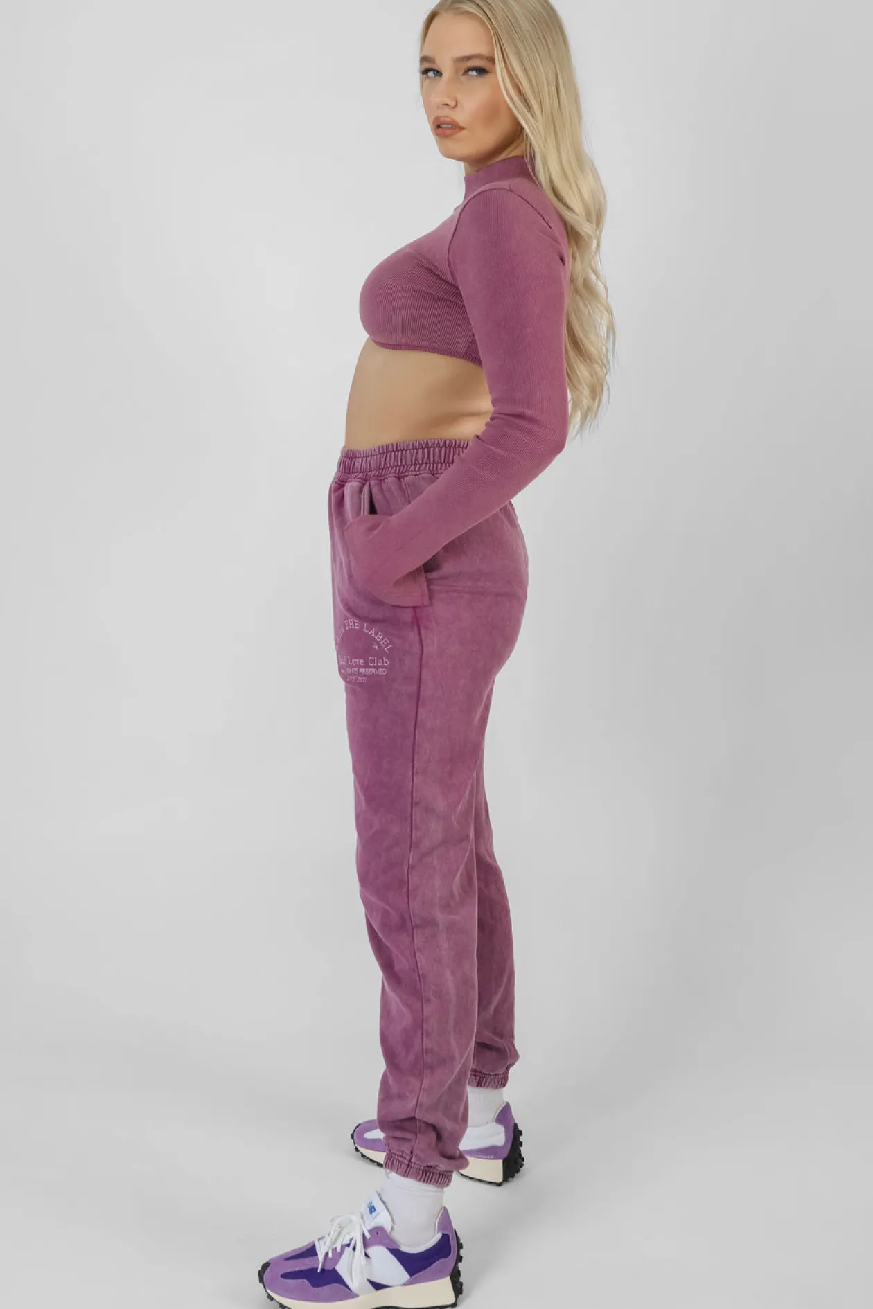 Public Desire Athleisure High Neck Underbust Top | Women Tops