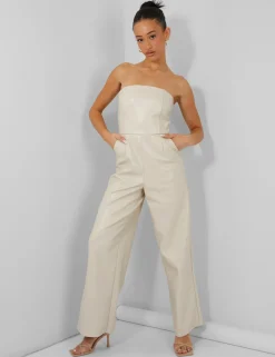 Public Desire Bandeau Tailored Wide Leg Jumpsuit | Women Jumpsuits & Playsuits