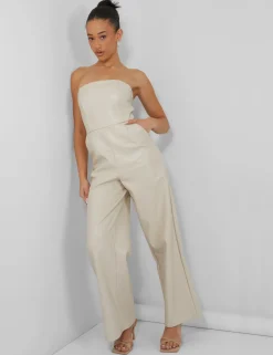 Public Desire Bandeau Tailored Wide Leg Jumpsuit | Women Jumpsuits & Playsuits