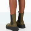 Public Desire Barbie Dark Pu Platform Chunky Sole Chelsea Boots | Women Chunky Boots