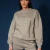 Public Desire Be Your Own Muse Embroidered Sweatshirt | Women Sweatshirt & Hoodies