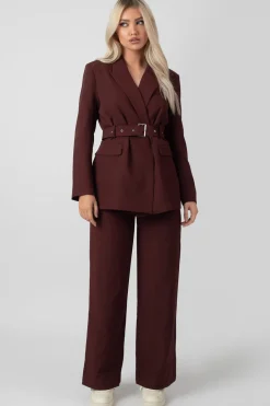 Public Desire Belted Boxy Blazer | Women Outerwear & Jackets