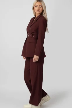Public Desire Belted Boxy Blazer | Women Outerwear & Jackets