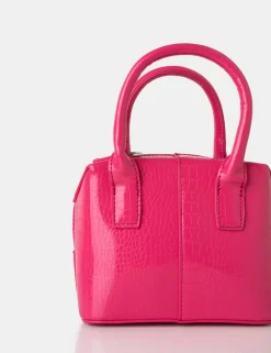 Public Desire Bode Bright Croc Square Top Handle Mini Bag | Women Mini Bags