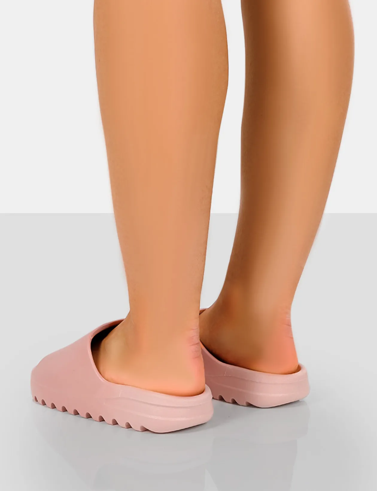 Public Desire Brady Baby Rubber Flat Slider Sandals | Women Chunky Sandals