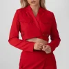 Public Desire Buckle Detail Cropped Blazer | Women Outerwear & Jackets