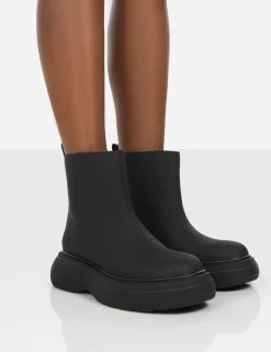 Public Desire Caia Platform Chunky Sole Ankle Boot | Women Ankle Boots