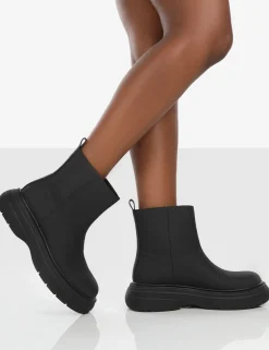 Public Desire Caia Platform Chunky Sole Ankle Boot | Women Ankle Boots
