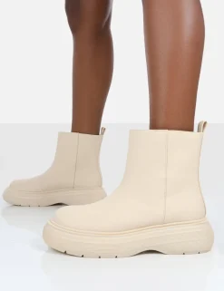 Public Desire Caia Platform Chunky Sole Ankle Boot | Women Ankle Boots