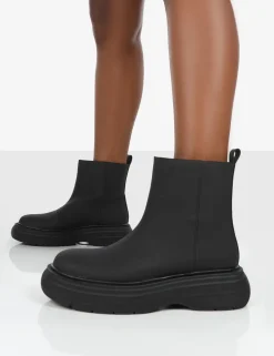 Public Desire Caia Platform Chunky Sole Ankle Boot | Women Ankle Boots