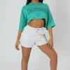 Public Desire California Super Crop T-Shirt | Women Tops