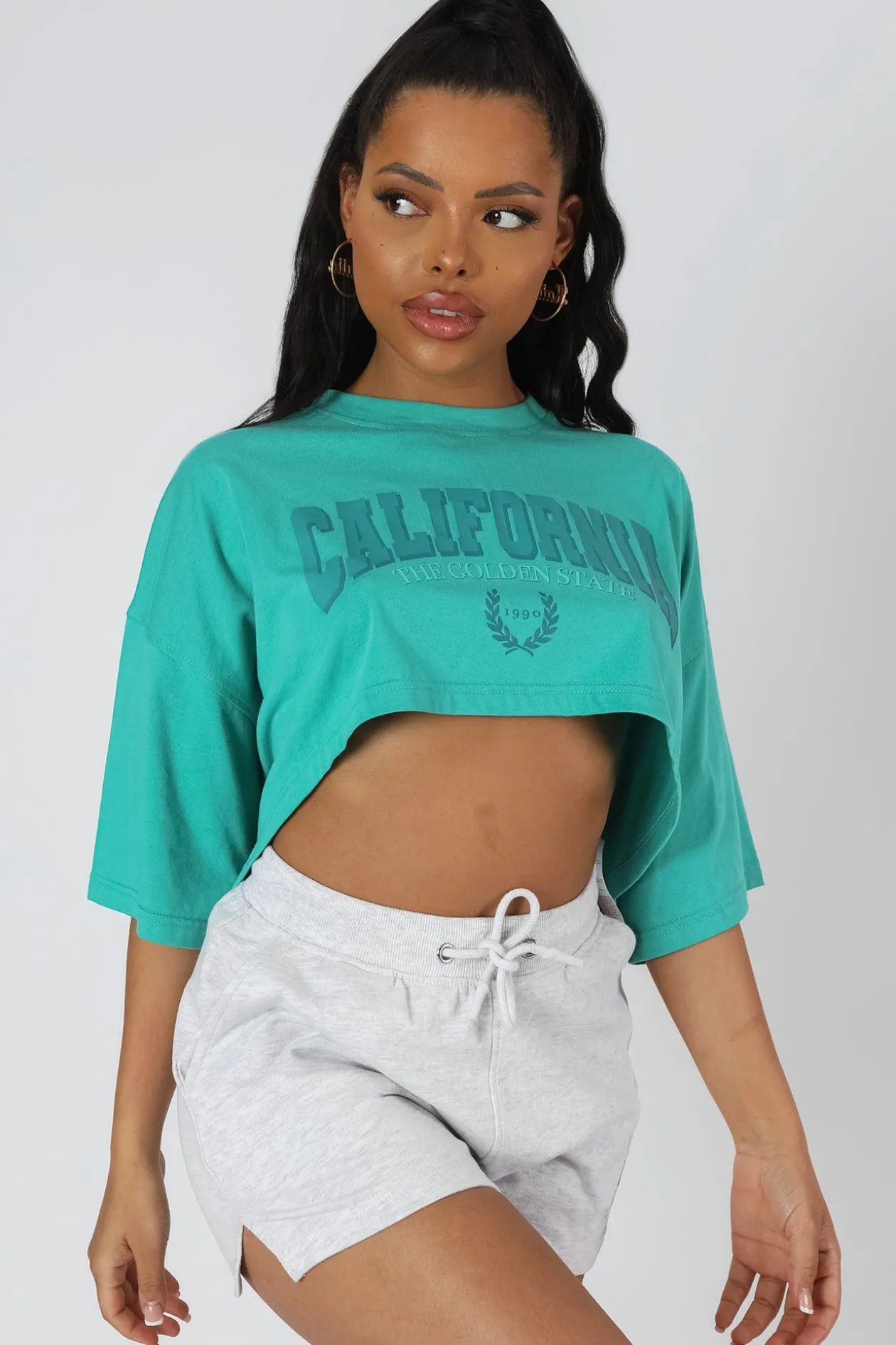 Public Desire California Super Crop T-Shirt | Women Tops