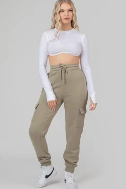 Public Desire Cargo Joggers Elm | Women Jogger & Leggings