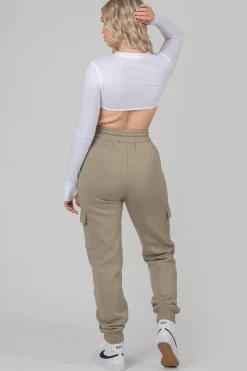 Public Desire Cargo Joggers Elm | Women Jogger & Leggings