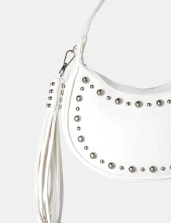Public Desire Cato Pu Studded Tassel Boho Shoulder Bag | Women Evening Bags