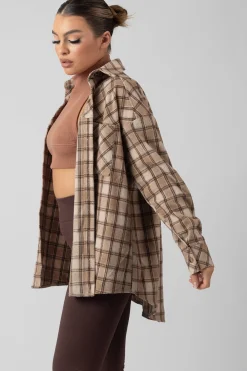 Public Desire Check Shirt In With Button Fastening | Women Tops