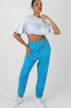 Public Desire Chicago Elasticated Hem Cropped T-Shirt Oatmeal | Women Tops