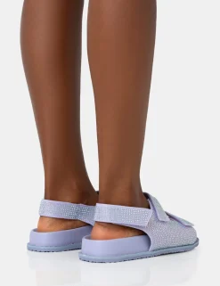 Public Desire Chichi Diamante Double Strap Dad Sandals | Women Chunky Sandals
