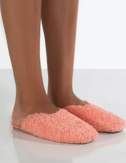 Public Desire Ciao Teddy Slip On Slippers | Women Slippers