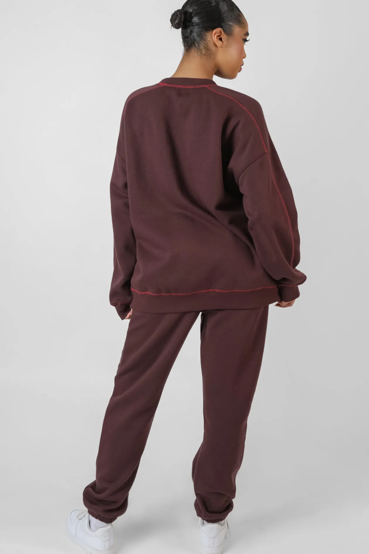Public Desire Contrast Stitch 90's Joggers | Women Jogger & Leggings