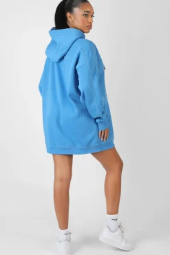 Public Desire Contrast Stitch Slogan Hoodie Sweat Dress | Women Dresses