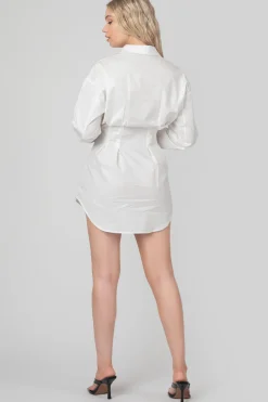 Public Desire Corset Waist Shirt Dress | Women Dresses