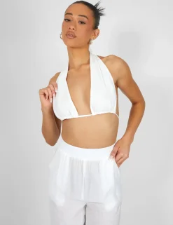 Public Desire Crinkle Halterneck Top | Women Tops