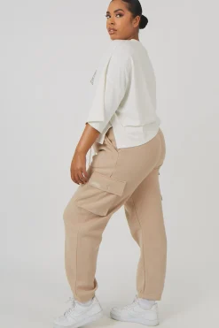 Public Desire Curve Cargo Joggers Light | Women Curve