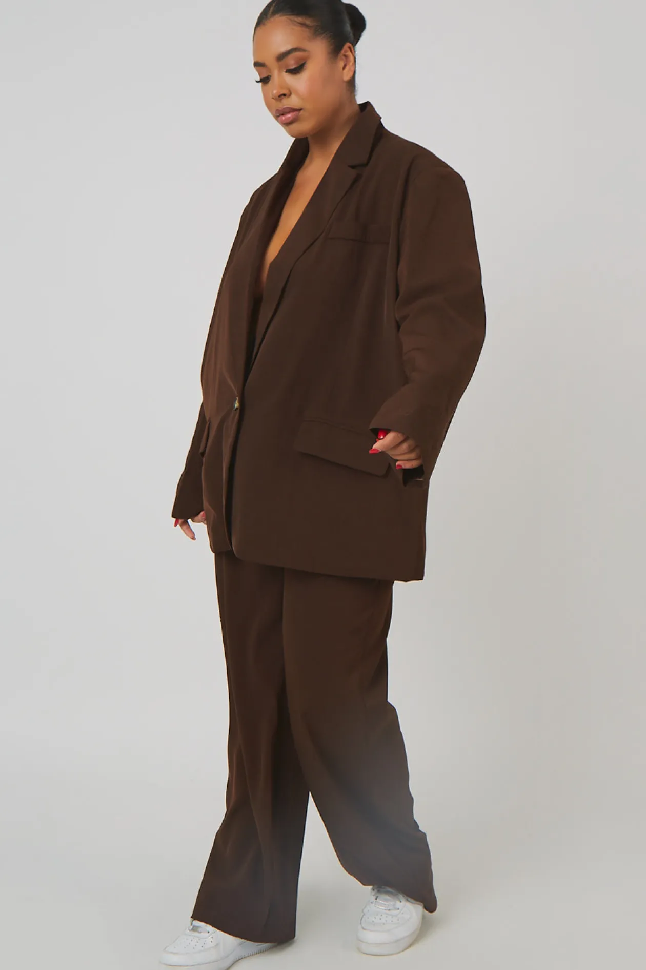 Public Desire Curve Dad Blazer | Women Curve