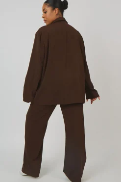 Public Desire Curve Dad Trousers | Women Curve