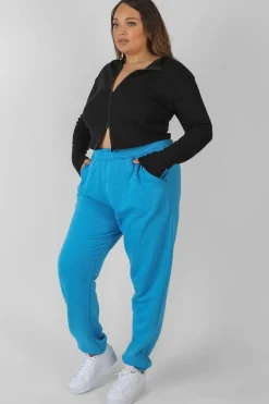 Public Desire Curve Double Ended Zip Rib Top | Women Curve