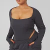 Public Desire Curve Extreme High Leg Bodysuit Dark | Women Curve