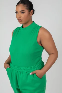 Public Desire Curve High Neck Racer Back Bodysuit | Women Curve