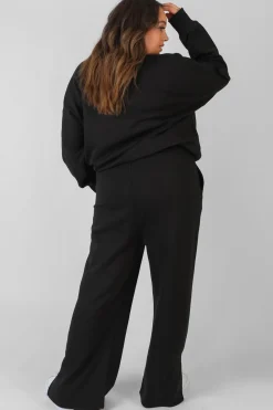 Public Desire Curve Kaiia Tonal Embroidered Joggers | Women Curve