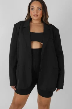 Public Desire Curve Longline Blazer | Women Curve