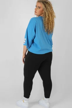 Public Desire Curve Oversized Boxy Cropped Patch T-Shirt | Women Curve