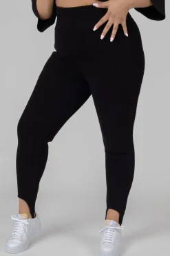 Public Desire Curve Rib Stirrup Legging | Women Curve