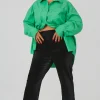 Public Desire Curve Snakeskin Pu Split Hem Trousers | Women Curve