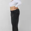 Public Desire Curve Split Front Seam Detail Wide Leg Joggers Acid Wash | Women Curve