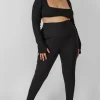 Public Desire Curve Thick Waistband Ribbed Leggings | Women Curve