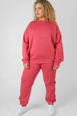 Public Desire Curve Tonal Embroidery Sweatshirt | Women Curve