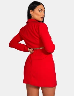 Public Desire Cut Out Chain Waist Blazer Dress | Women Dresses