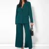 Public Desire Dad Trousers Forest Green | Women Tailoring